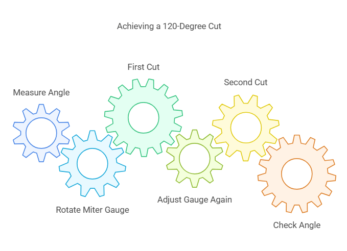 How To Cut 120 Degree Angle On A Miter Saw