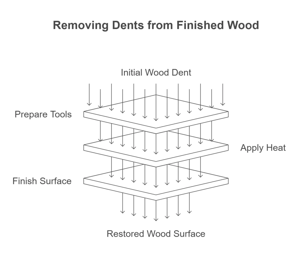 How Do You Get Dents Out Of Finished Wood