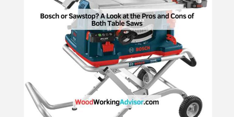 Bosch Table Saw vs SawStop: In-Depth Pros, Cons, and Verdict
