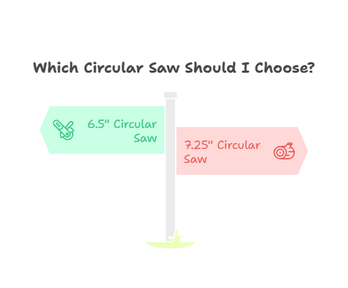 6.5 VS 7.25 Circular Saw