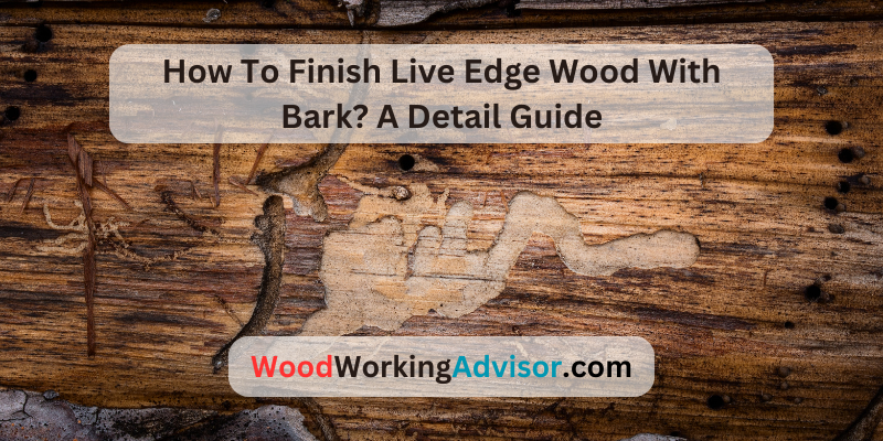How To Finish Live Edge Wood With Bark?