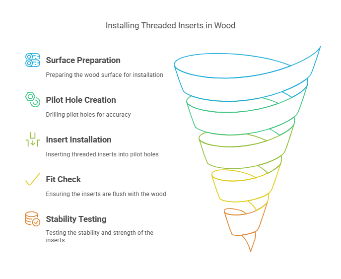 How to Install Threaded Inserts in Wood the Right Way [A Detailed Guide]