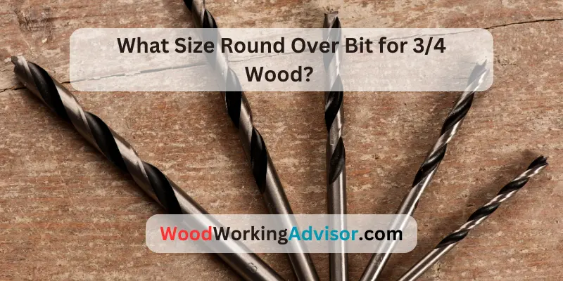 What Size Round Over Bit for 3/4 Wood?