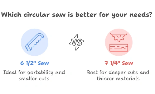6 1/2 Vs 7 1/4 Circular Saw