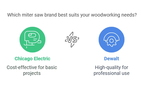 Chicago Electric Miter Saw Vs Dewalt
