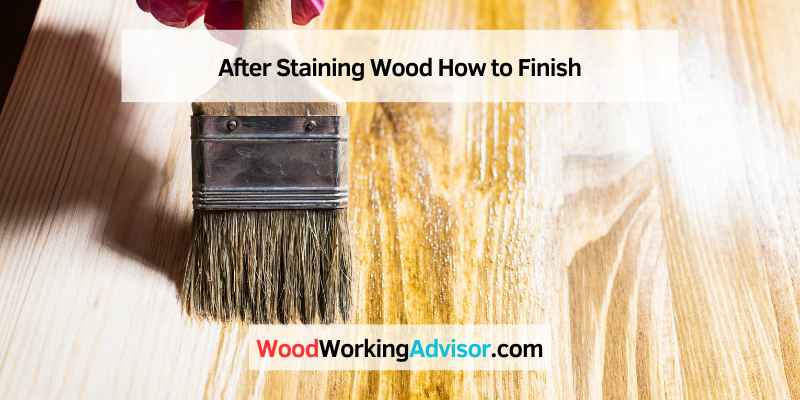 After Staining Wood How to Finish