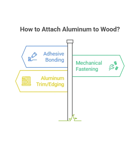 How to Attach Aluminum to Wood
