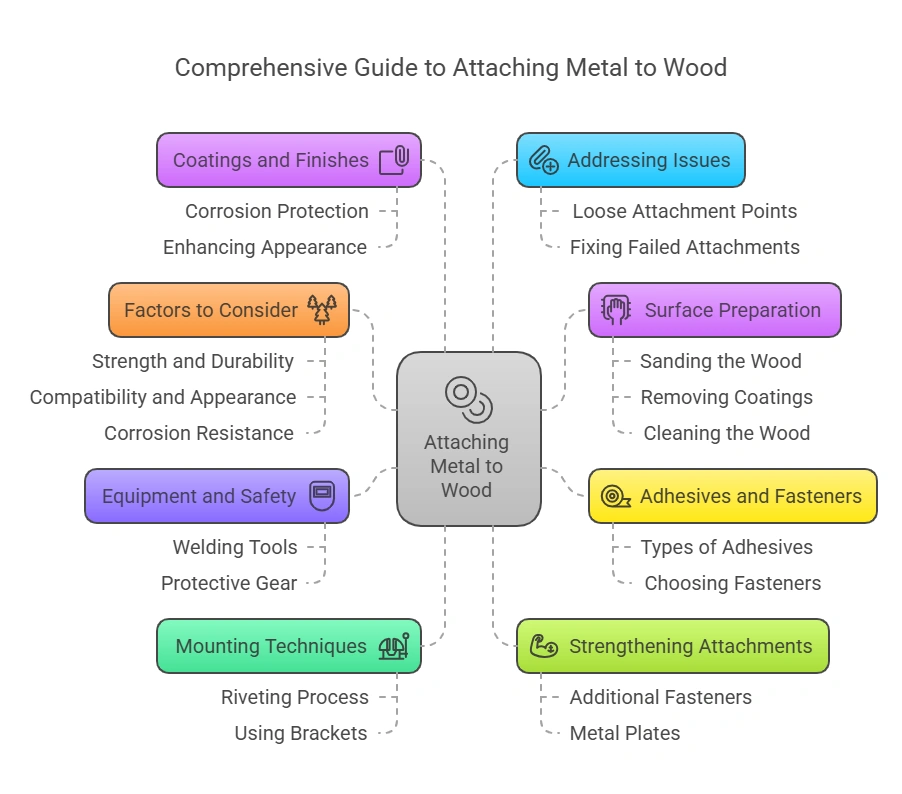 How to Attach Metal to Wood