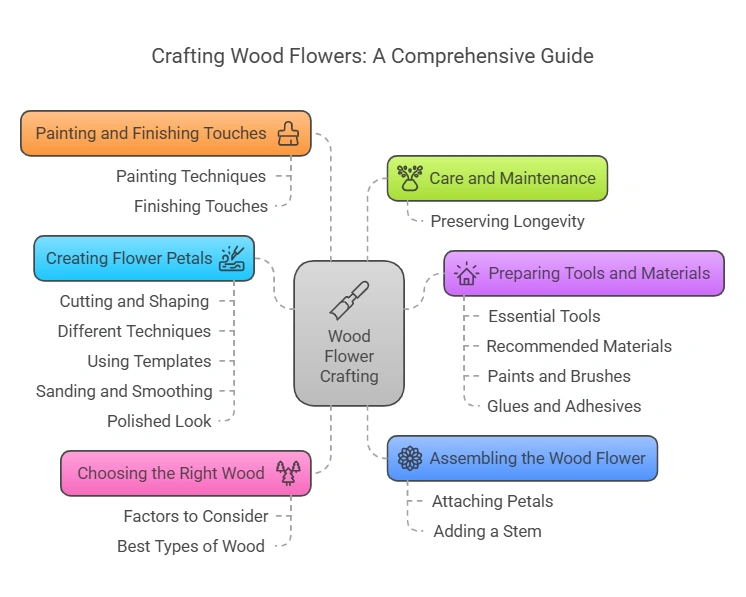 How to Make Wood Flowers