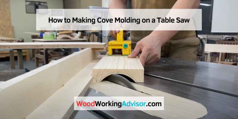 How to Making Cove Molding on a Table Saw