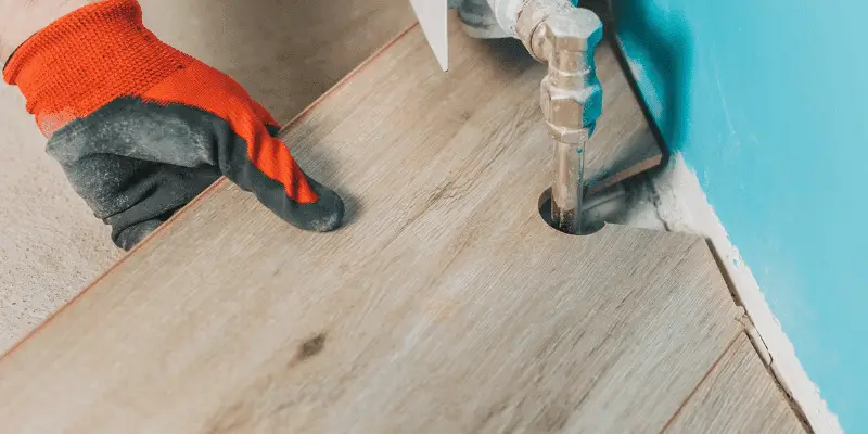 how cut laminate countertop