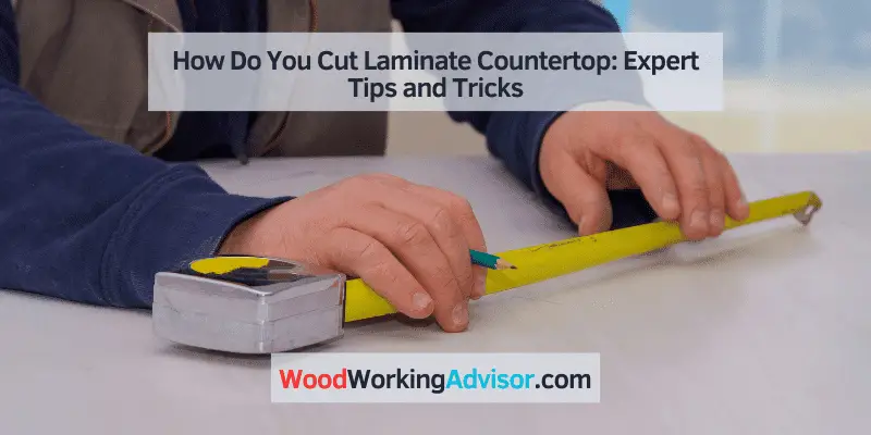 how do you cut laminate countertop