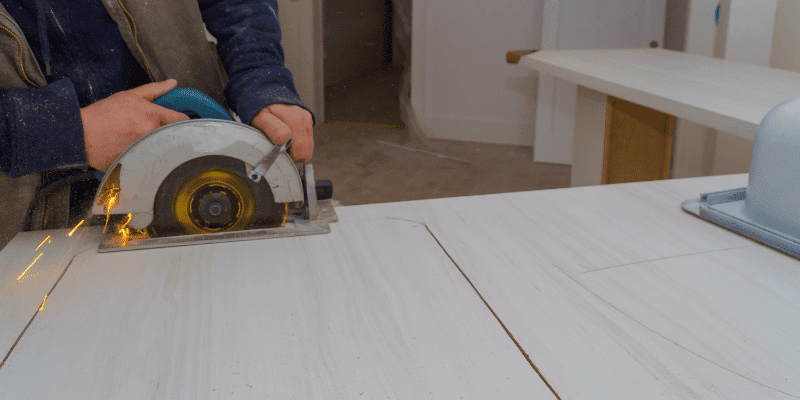 how to cut formica countertops