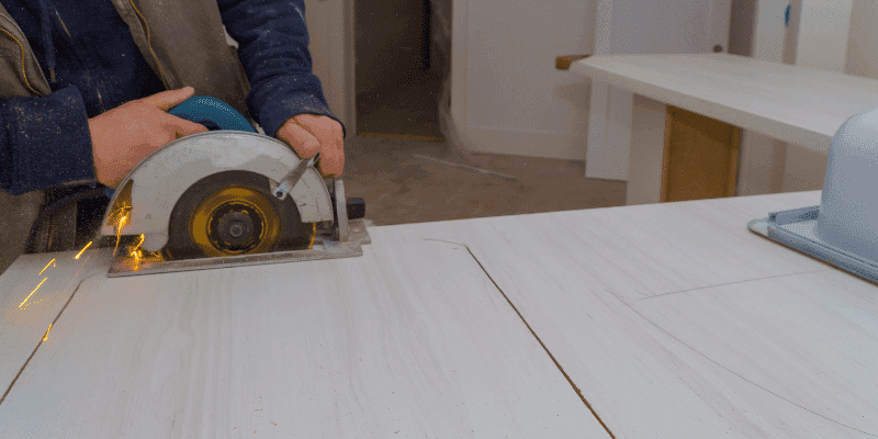 how to cut formica countertop without chipping