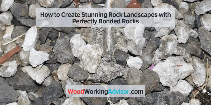 how to glue rocks together for landscaping