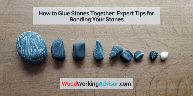 how to glue stones together