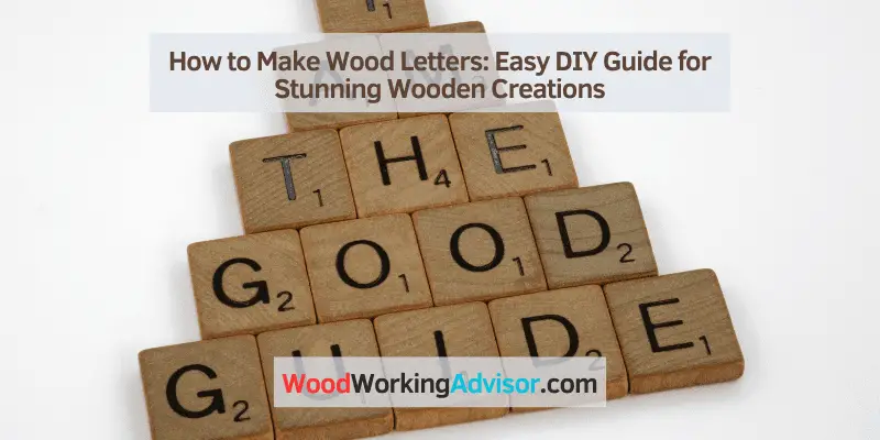 how to make wood letters