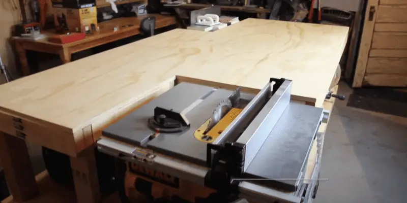 How to Build a Table Saw Workstation