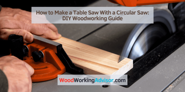 How to Make a Table Saw With a Circular Saw: DIY Woodworking Guide ...