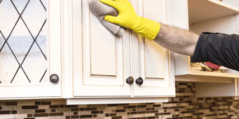 How to clean wood cabinets