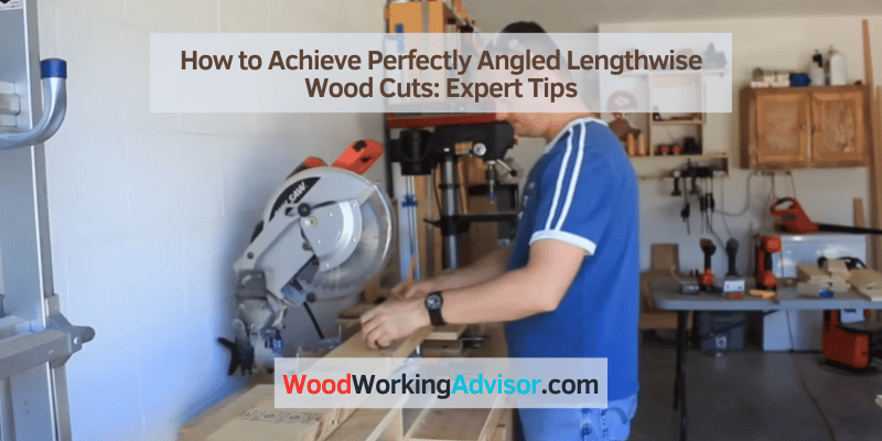how to cut wood at an angle lengthwise