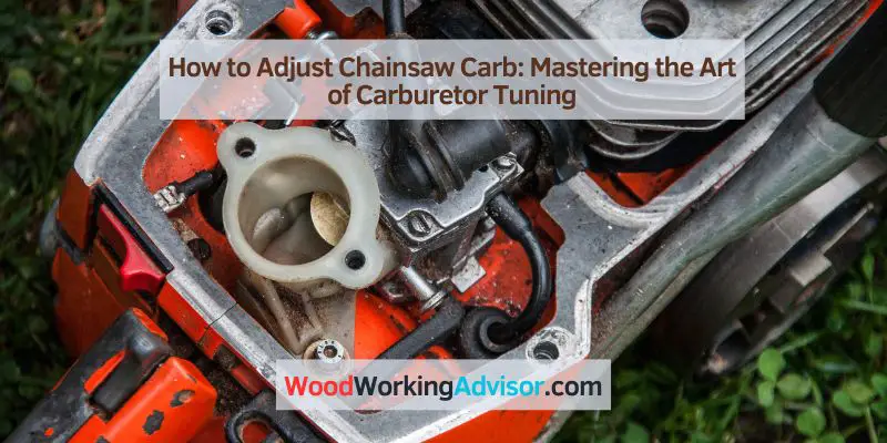 How to Adjust Chainsaw Carb