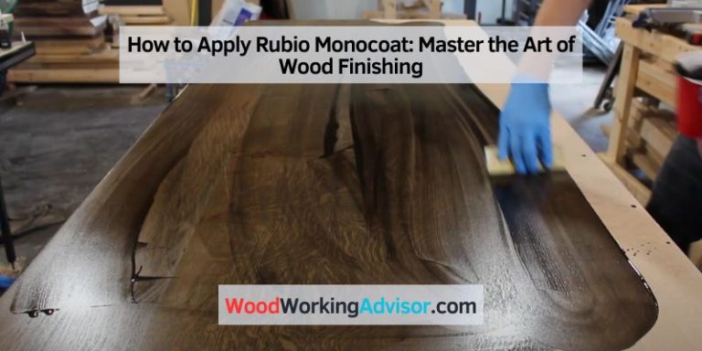 How To Apply Rubio Monocoat