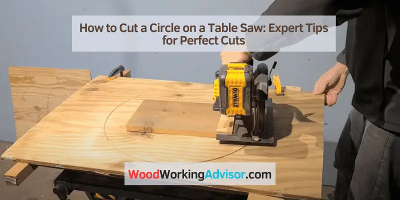 How to Cut a Circle on a Table Saw