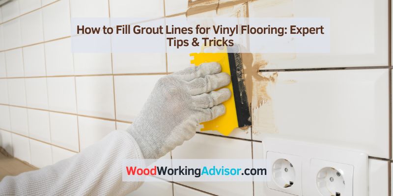How to Fill Grout Lines for Vinyl Flooring