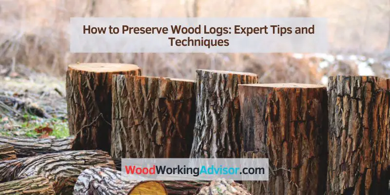 How to Preserve Wood Logs