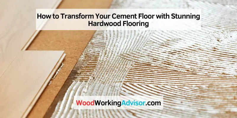How to install Hardwood Flooring on ement