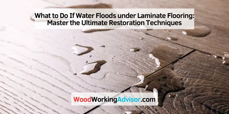 What to Do If Water Floods under Laminate Flooring
