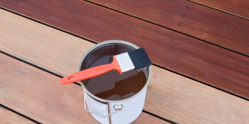 How Long Should Deck Stain Dry Before Walking On It