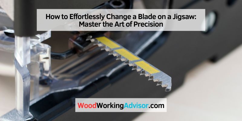 How to Effortlessly Change a Blade on a Jigsaw