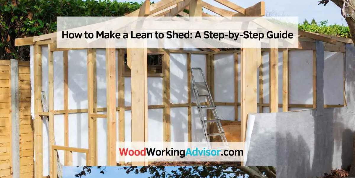 How to Make a Lean to Shed