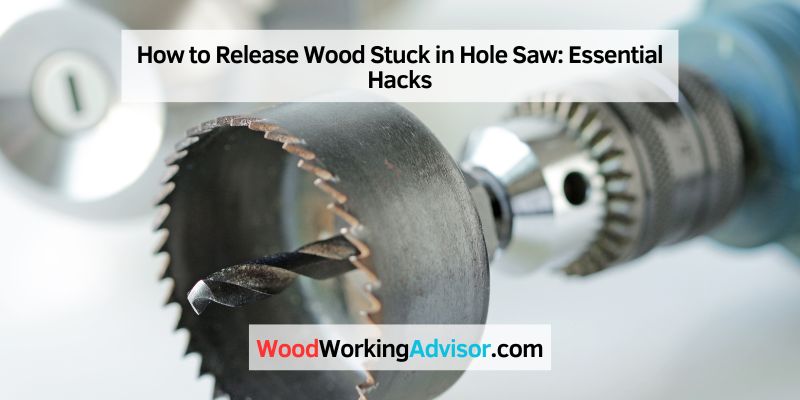 How to Release Wood Stuck in Hole Saw