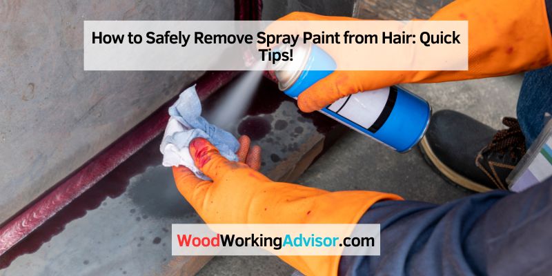 How to Safely Remove Spray Paint from Hair
