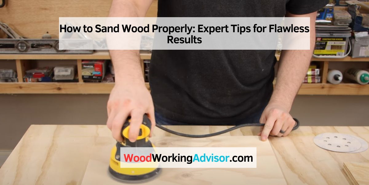 How to Sand Wood Properly