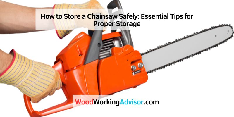 How to Store a Chainsaw