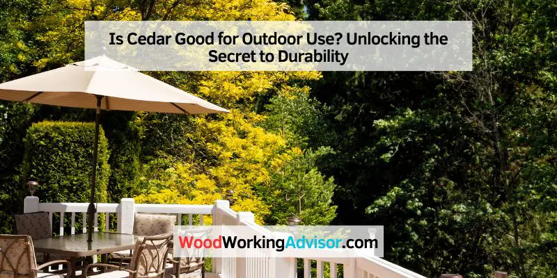 Is Cedar Good for Outdoor Use