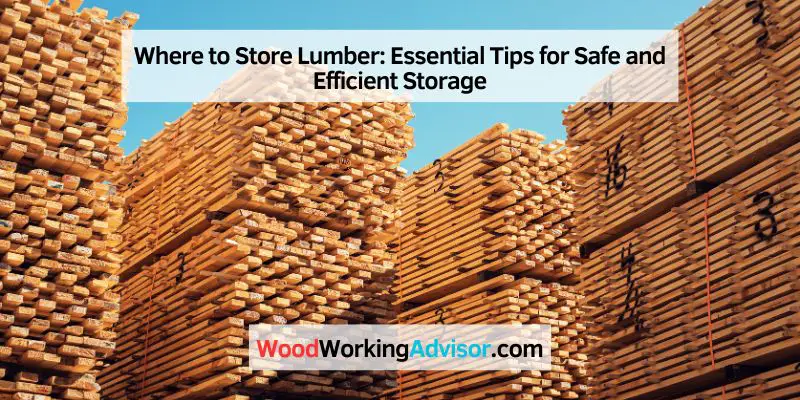 Where to Store Lumber
