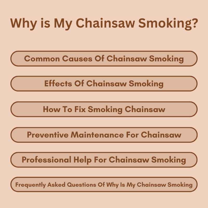 Why is My Chainsaw Smoking
