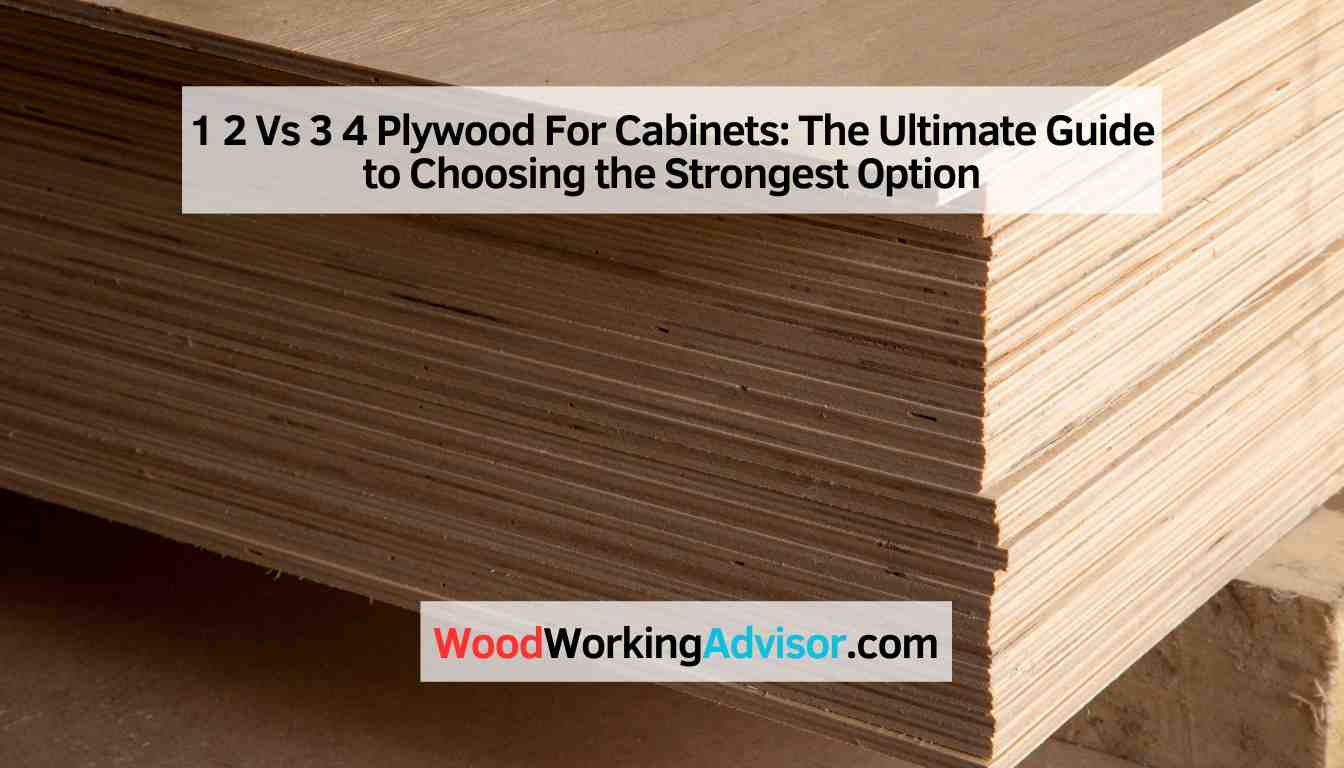 1 2 Vs 3 4 Plywood For Cabinets