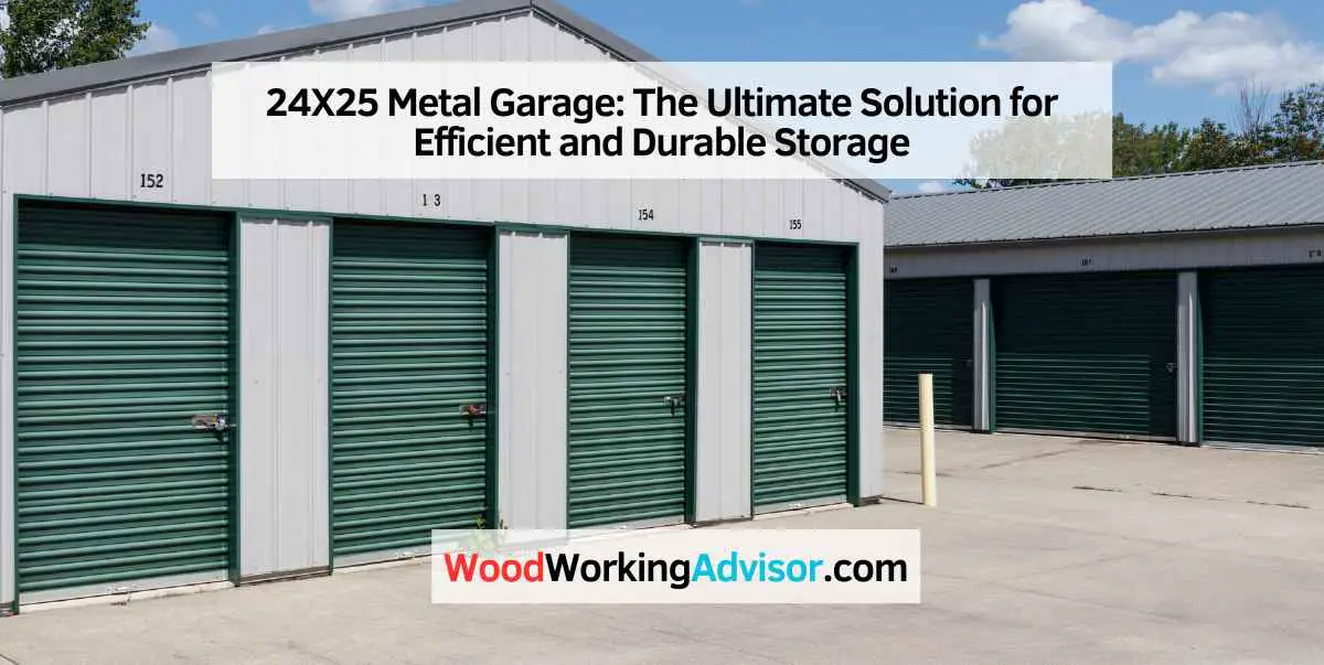 24X25 Metal Garage