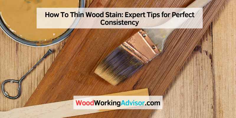 How To Thin Wood Stain