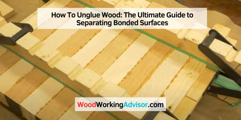 How To Unglue Wood