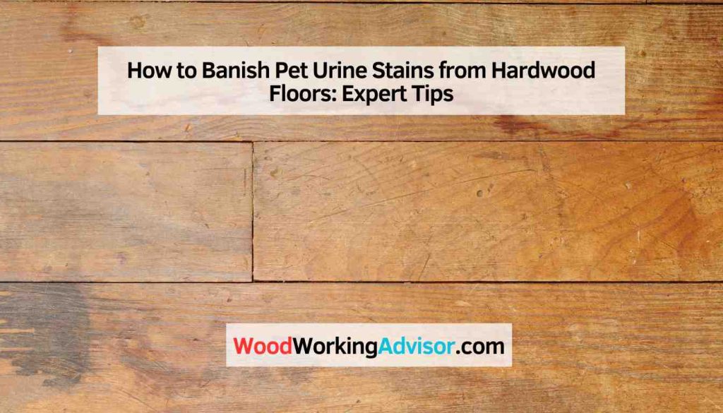 How to Banish Pet Urine Stains from Hardwood Floors Expert Tips