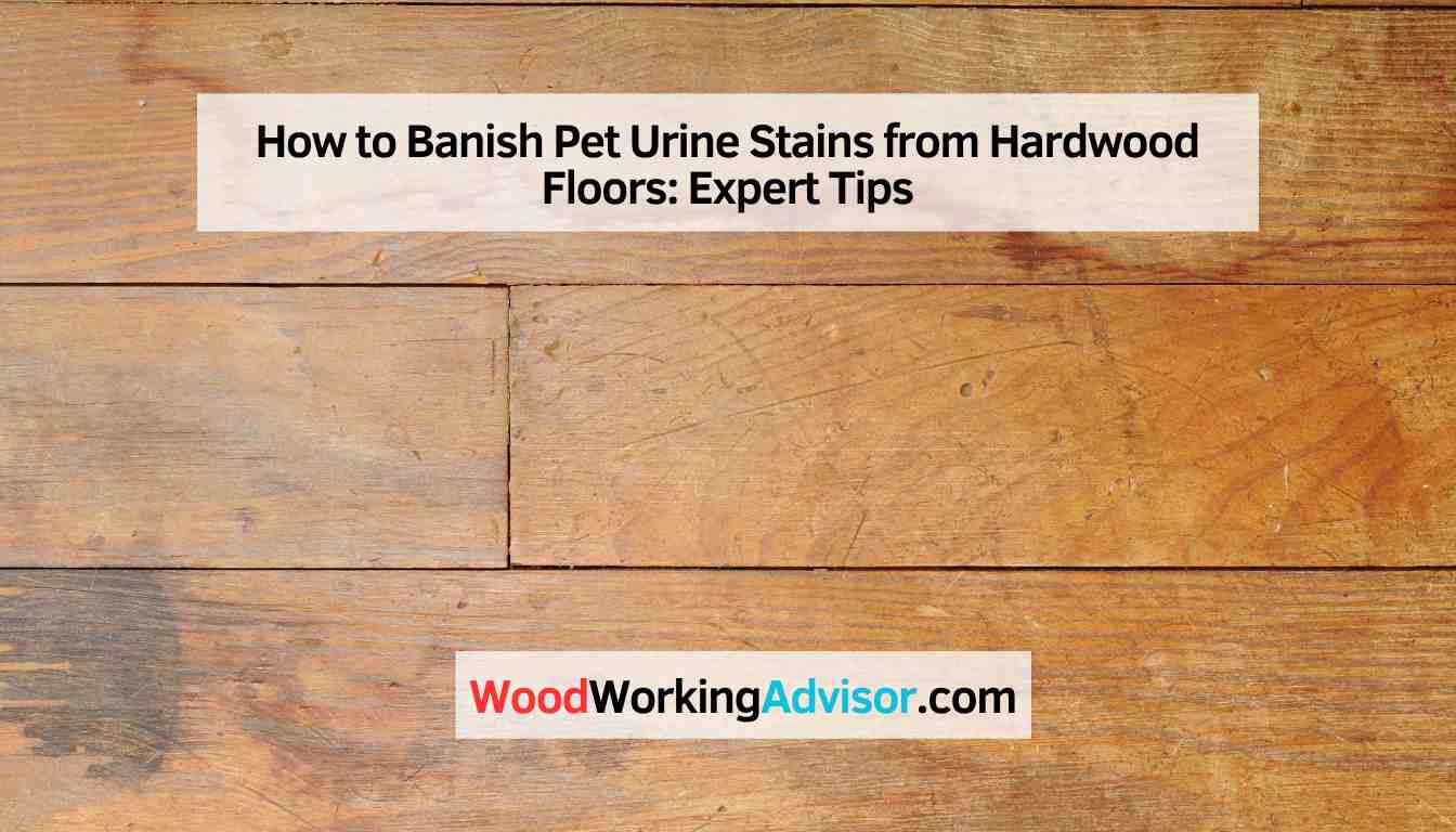How to Banish Pet Urine Stains from Hardwood Floors