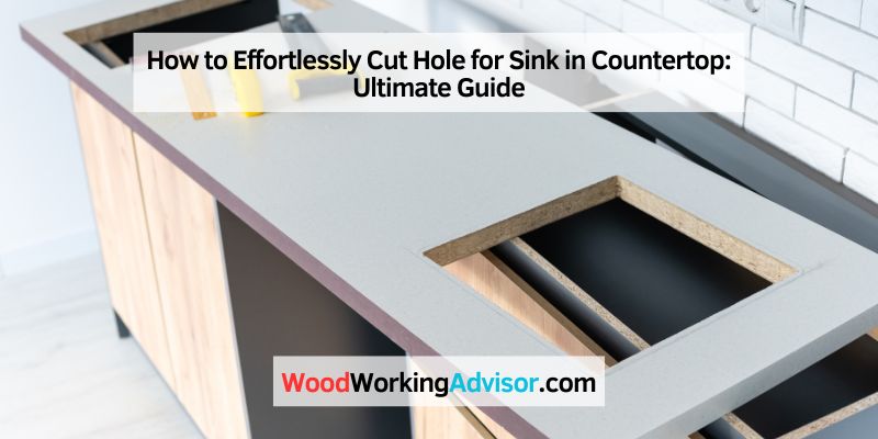 How to Cut Hole for Sink in Countertop