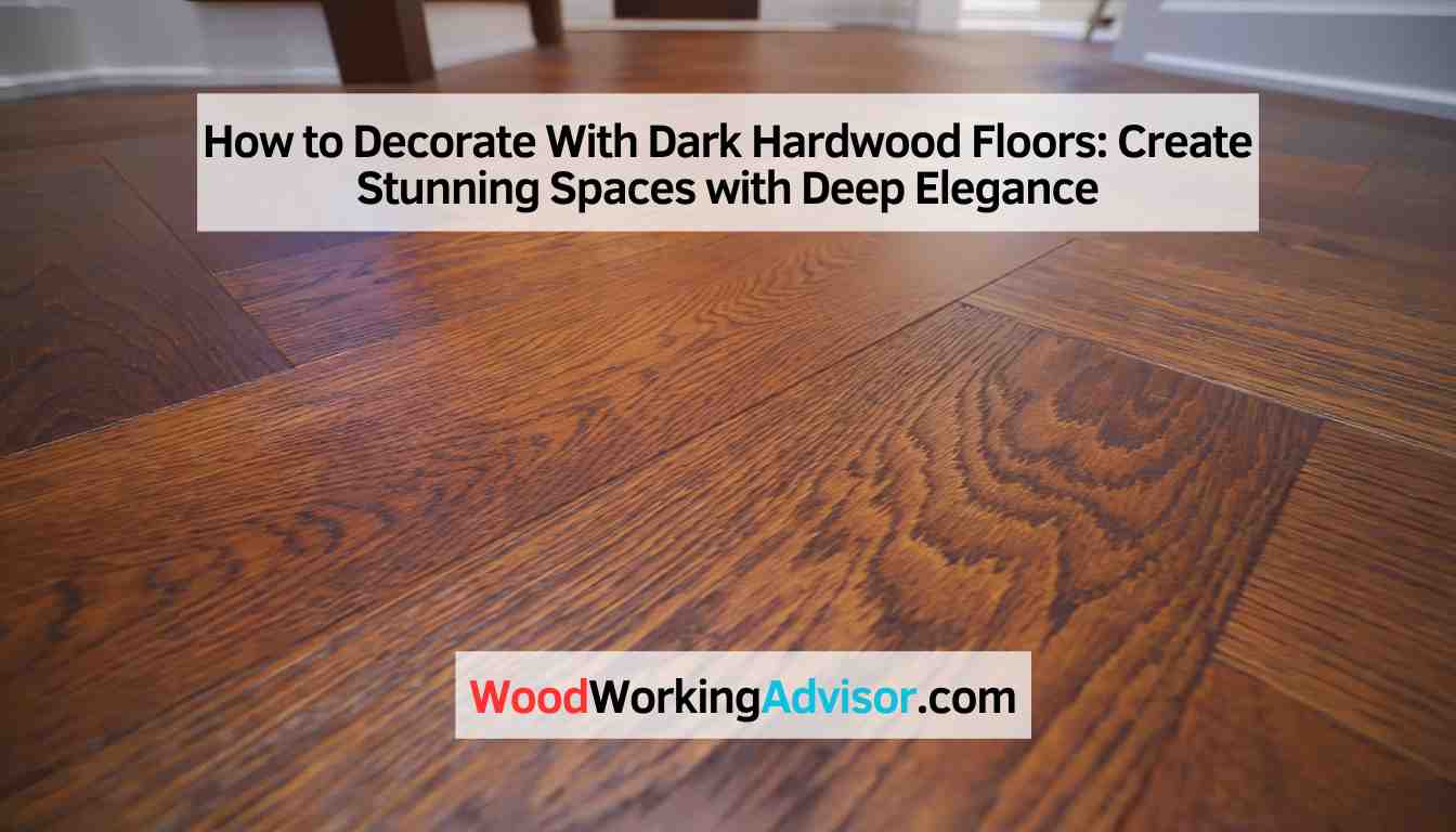 How to Decorate With Dark Hardwood Floors